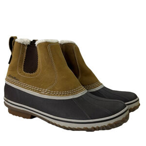 EB Originals Hunt Pac Eddie Bauer Tan and Brown Waterproof Boots